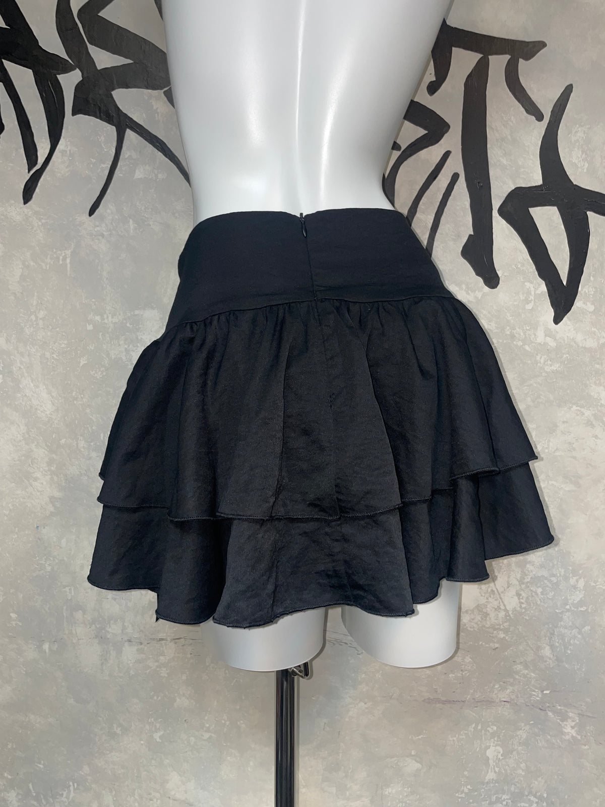 Y2K Gothic Style Lace Skirt