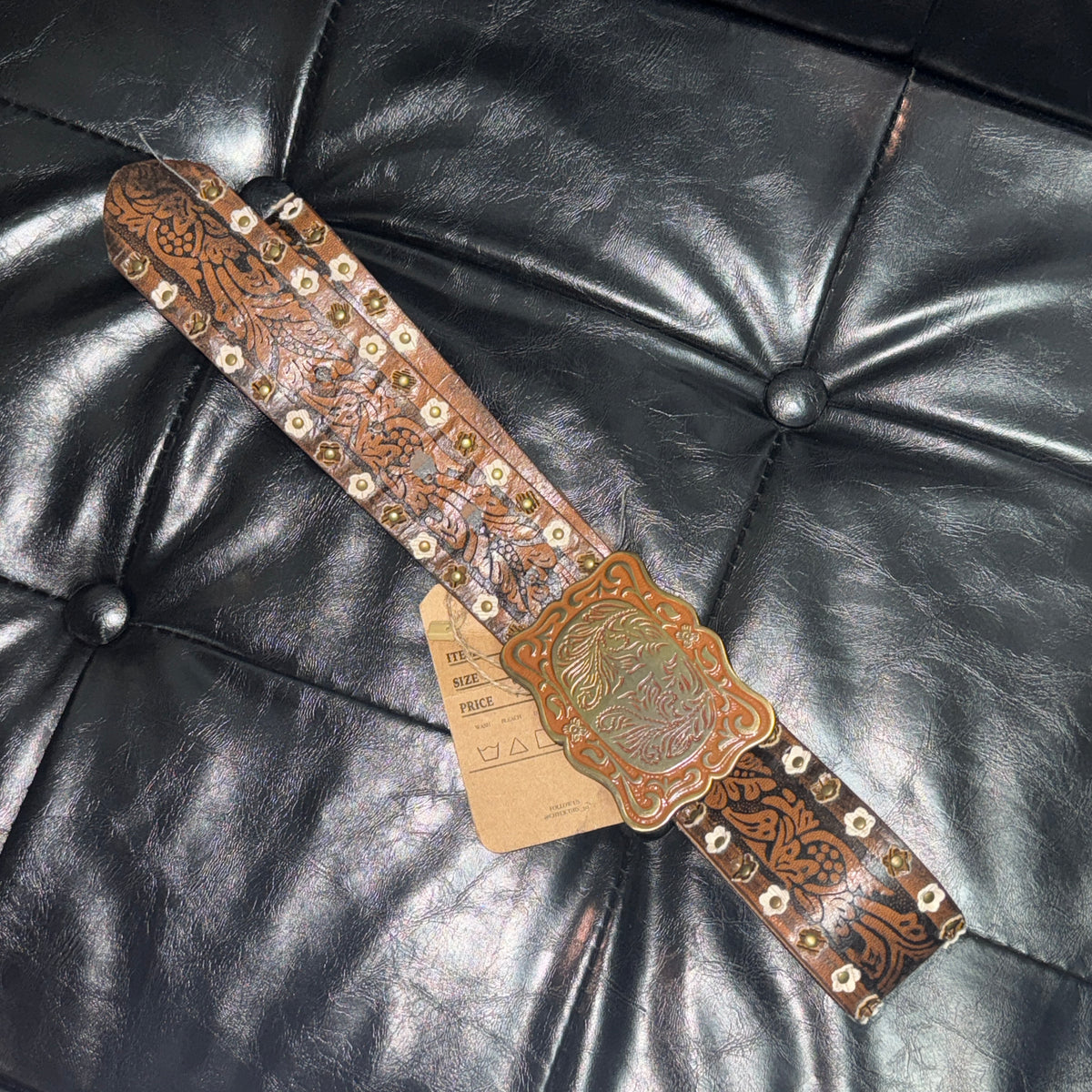 Vintage metal belt