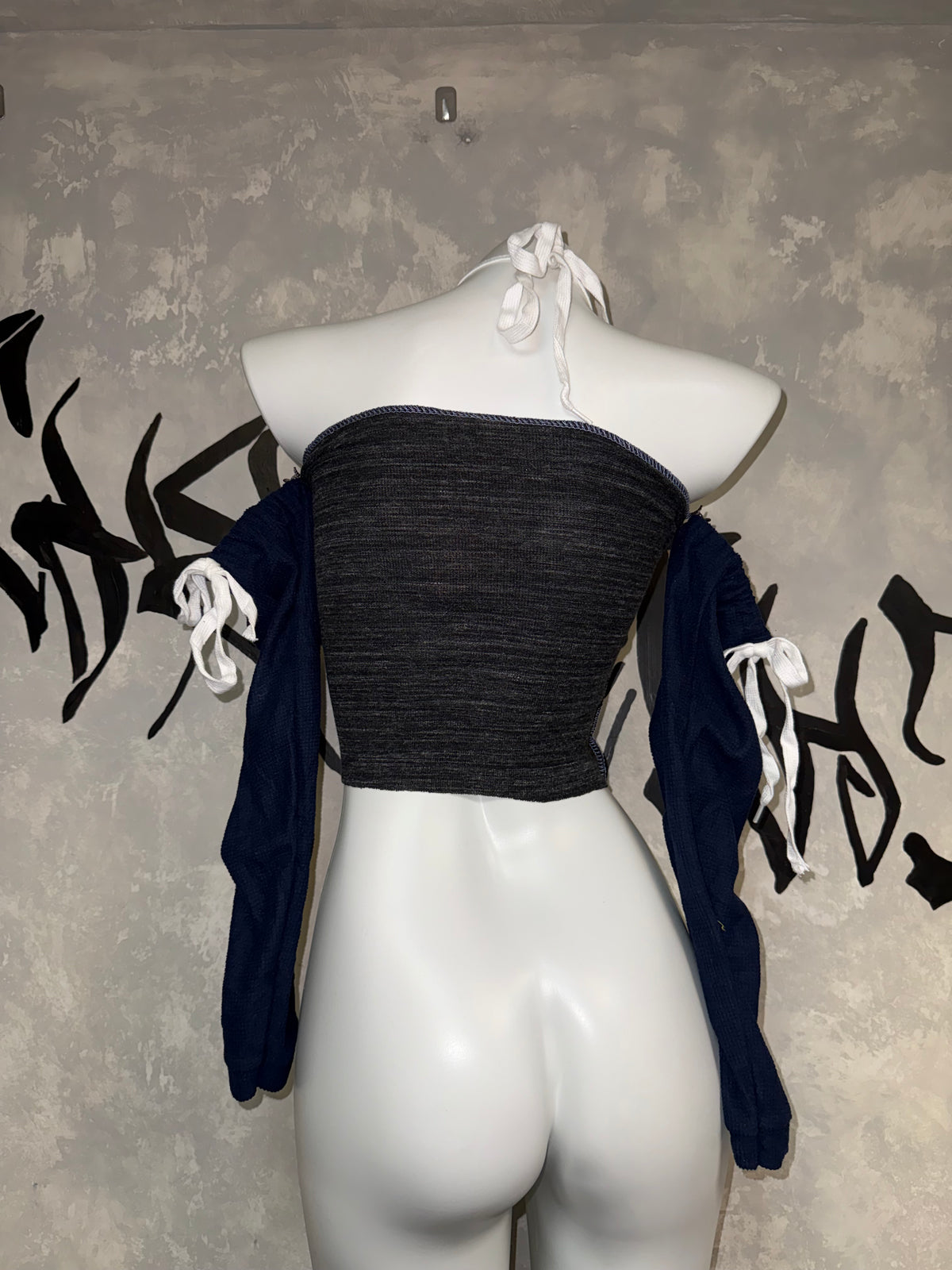 Patchwork Remake Girl Top(Two-piece)