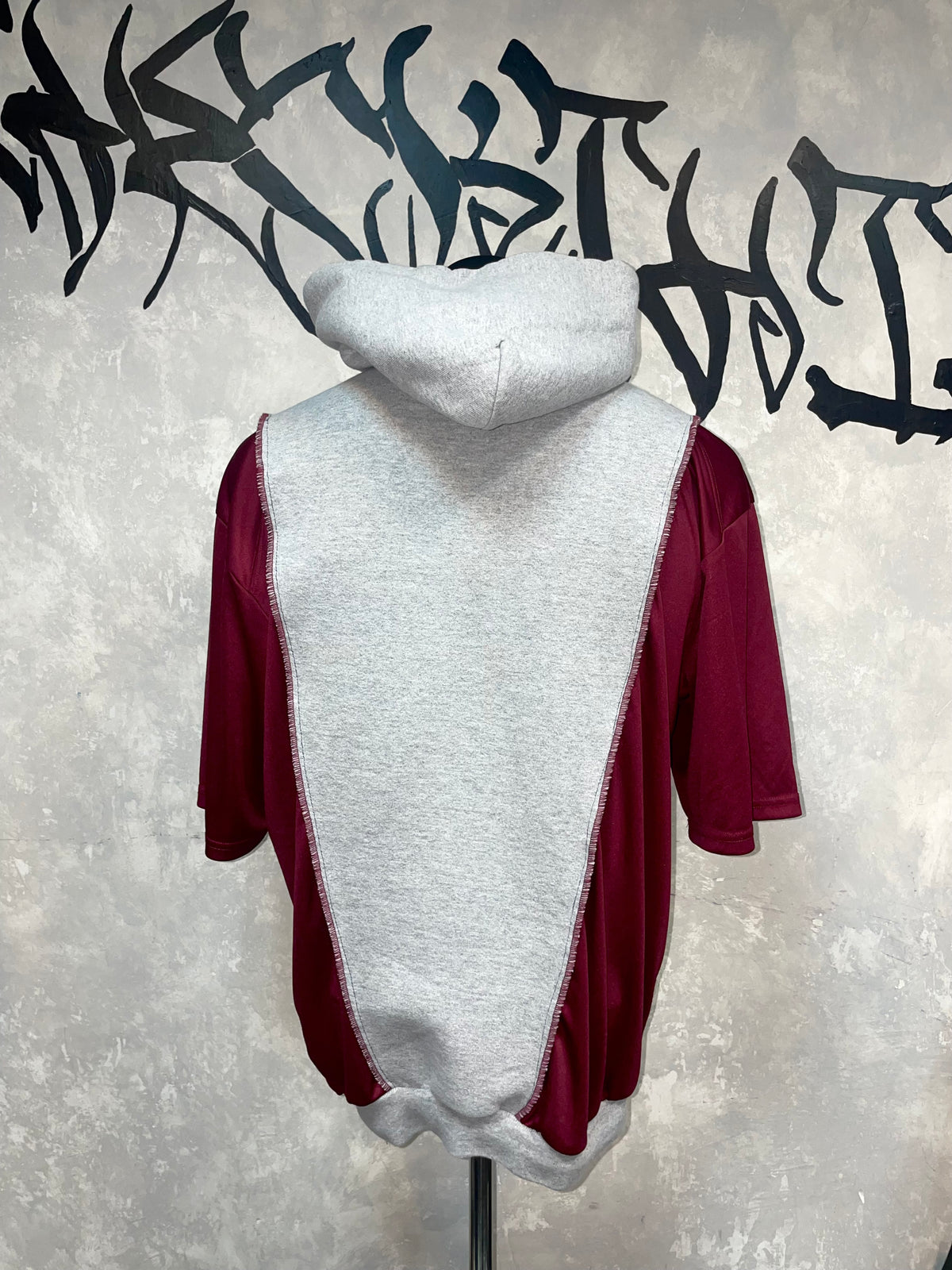 Patchwork Remake Hoodie Tee