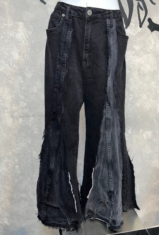Remake Vintage Jeans (Triangle-Black) 35” #REJTRIB001