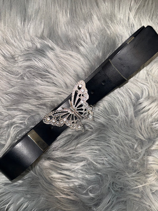 Vintage Butterfly Shining Belt