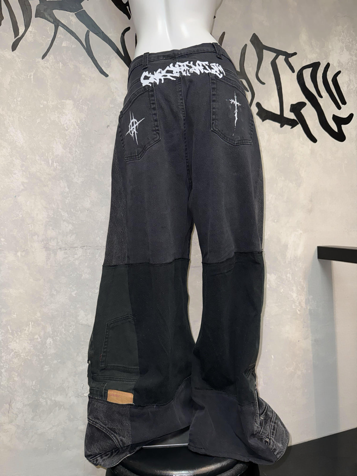Remake Vintage Jeans(Stamped-Black)31”#REJST02