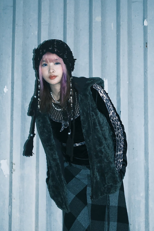Faux Furry Vintage Vest