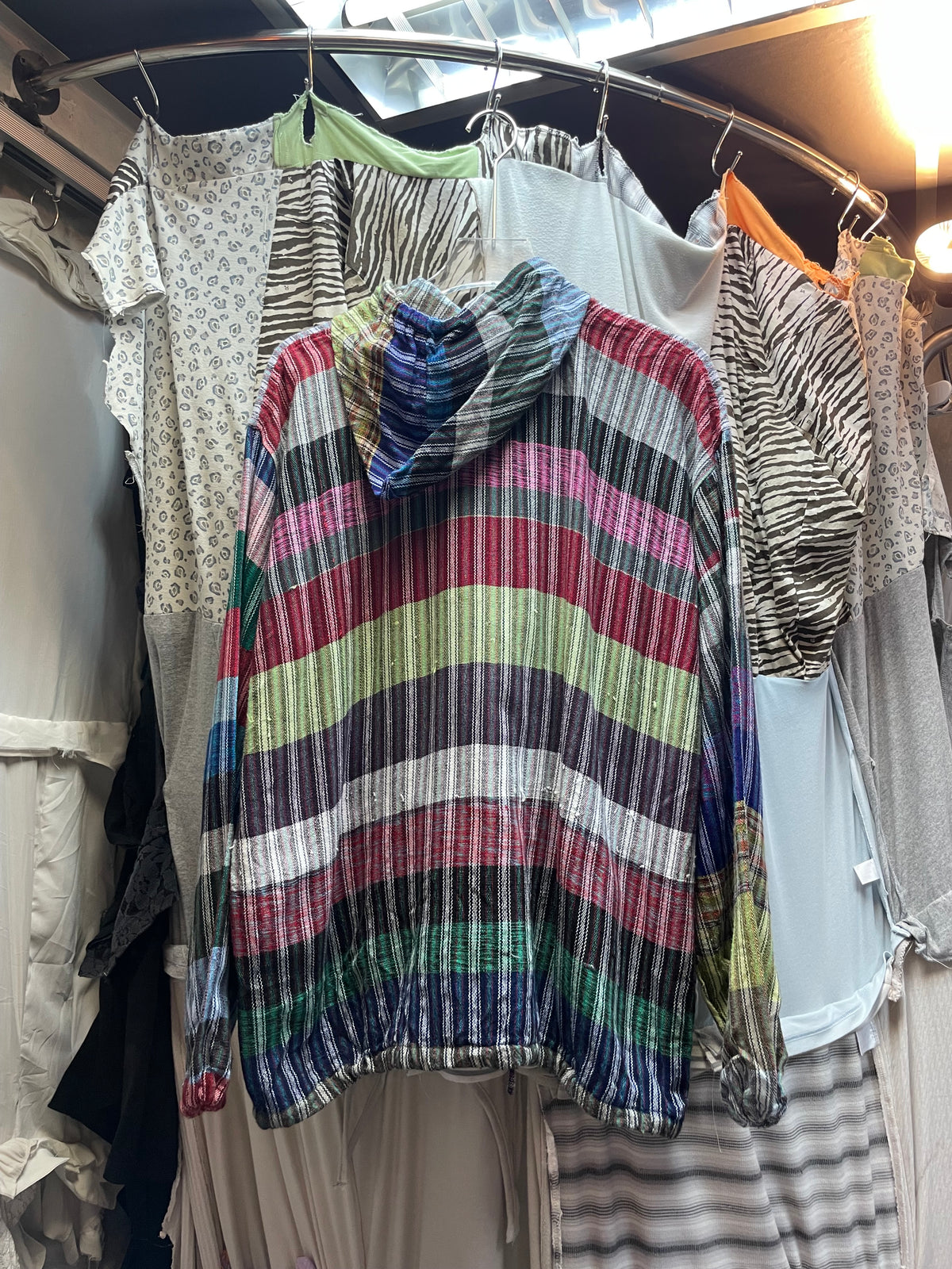 Vintage Handwoven Hoodie
