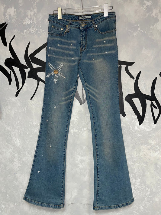Y2K Low-Wise Flared Jeans