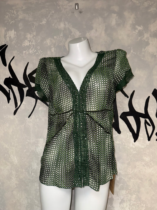 Vintage Green Maillard Top