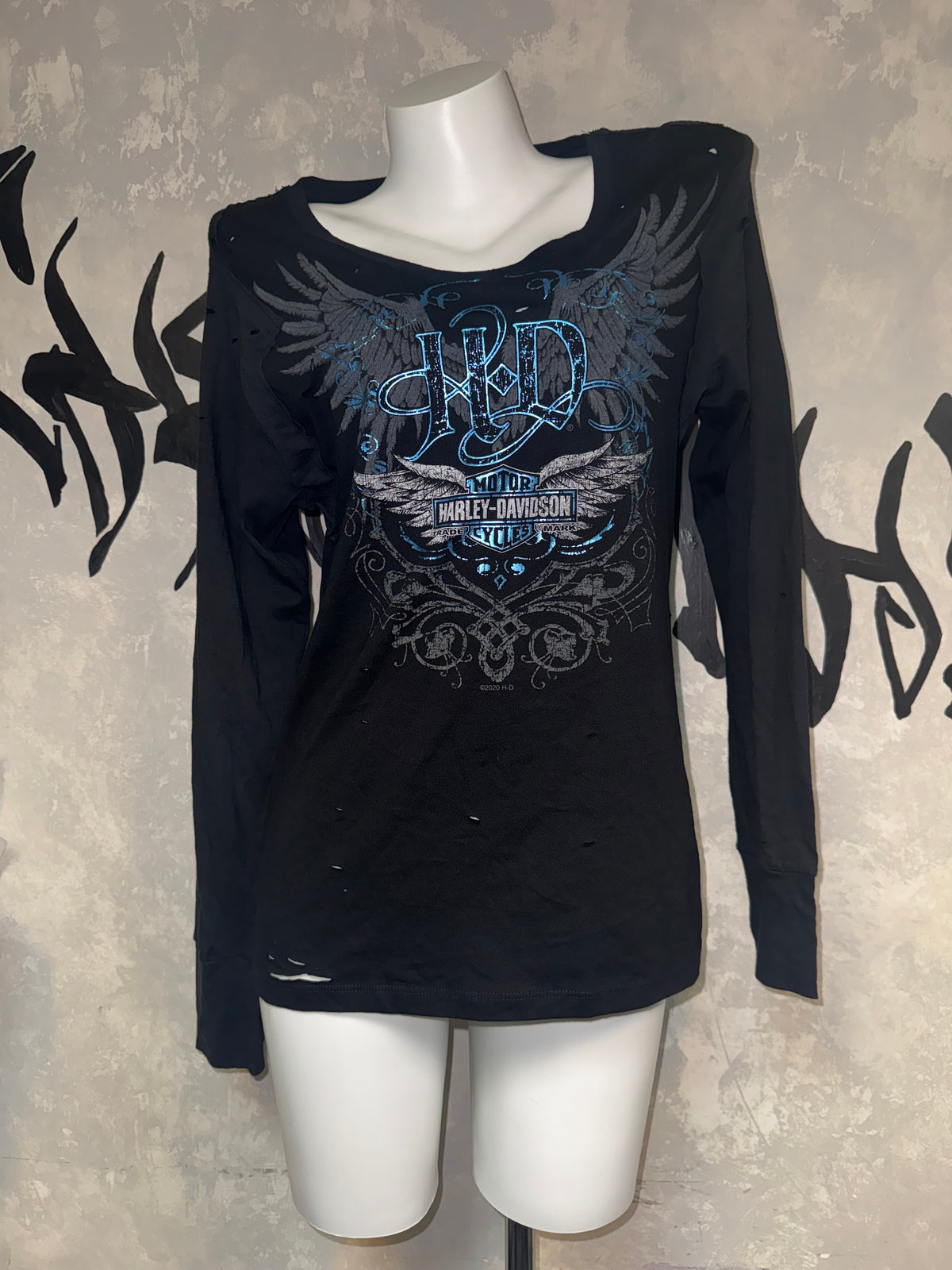 Harley Davidson Remake Unisex Long Sleeve Tee