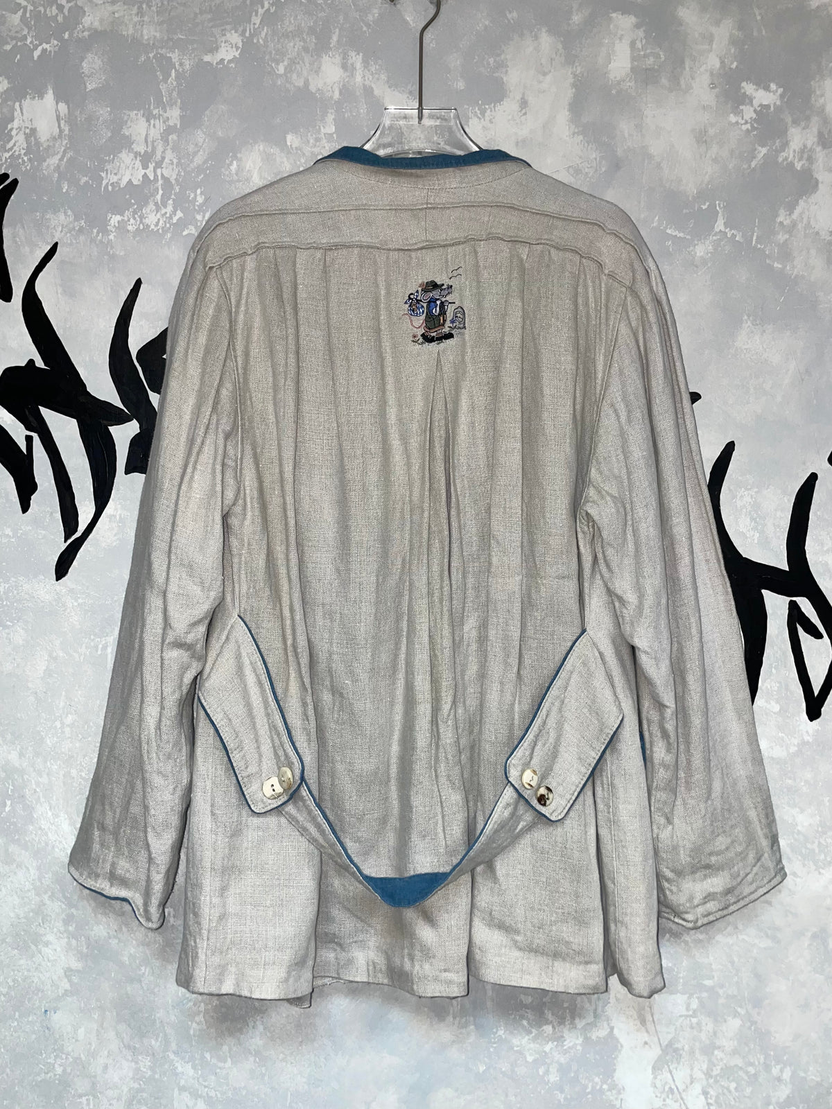 Vintage Linen Blazer