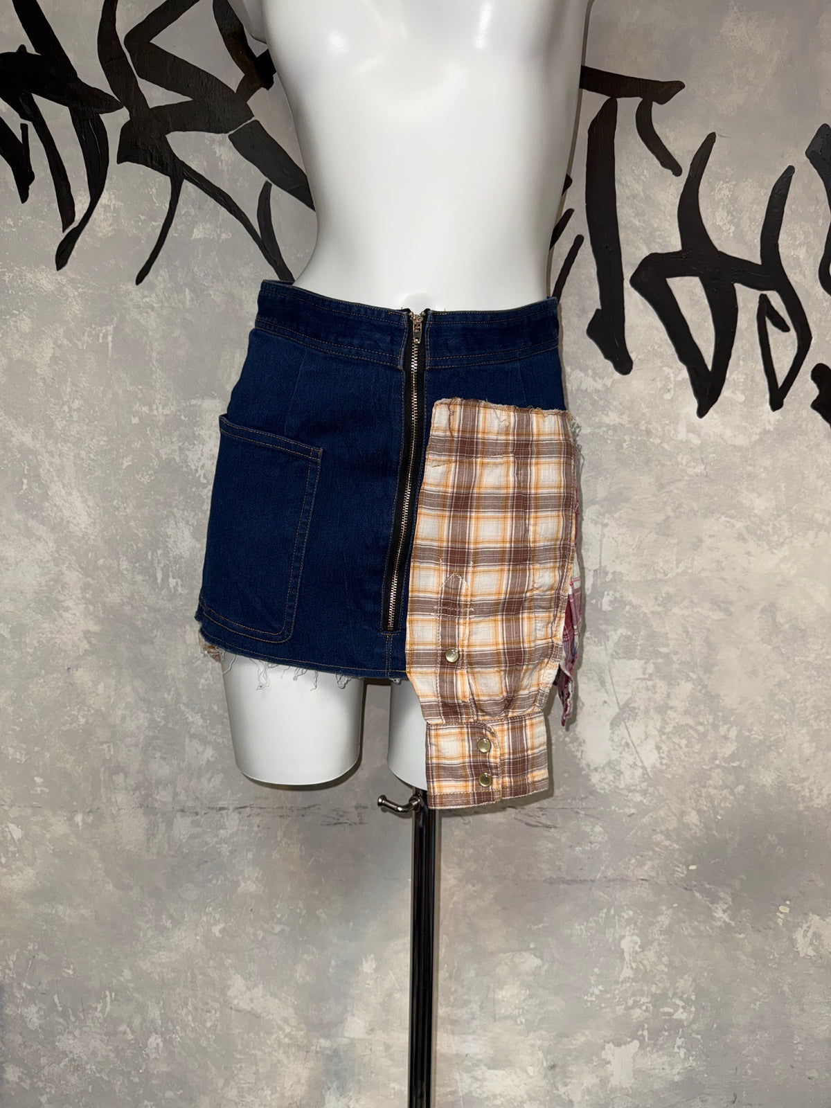 Denim Remake Skirt 28”