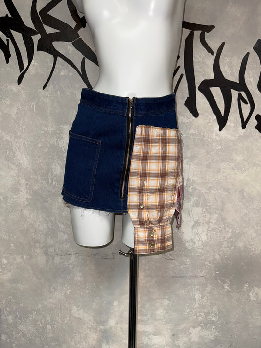 Denim Remake Skirt 28”
