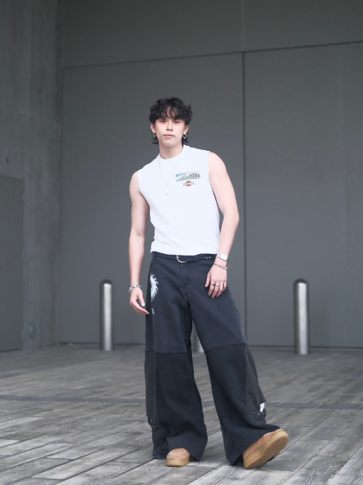 Remake Vintage Jeans(Stamped-Black)31”#REJST02