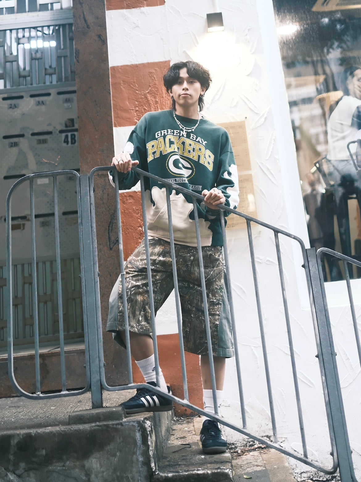 Remake Wild-printed Jorts 34”