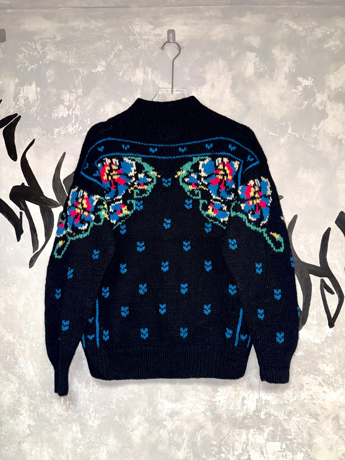 Vintage Patterned Knitting Jacket