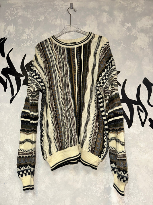 Coogi Style 3D Knitting Sweater
