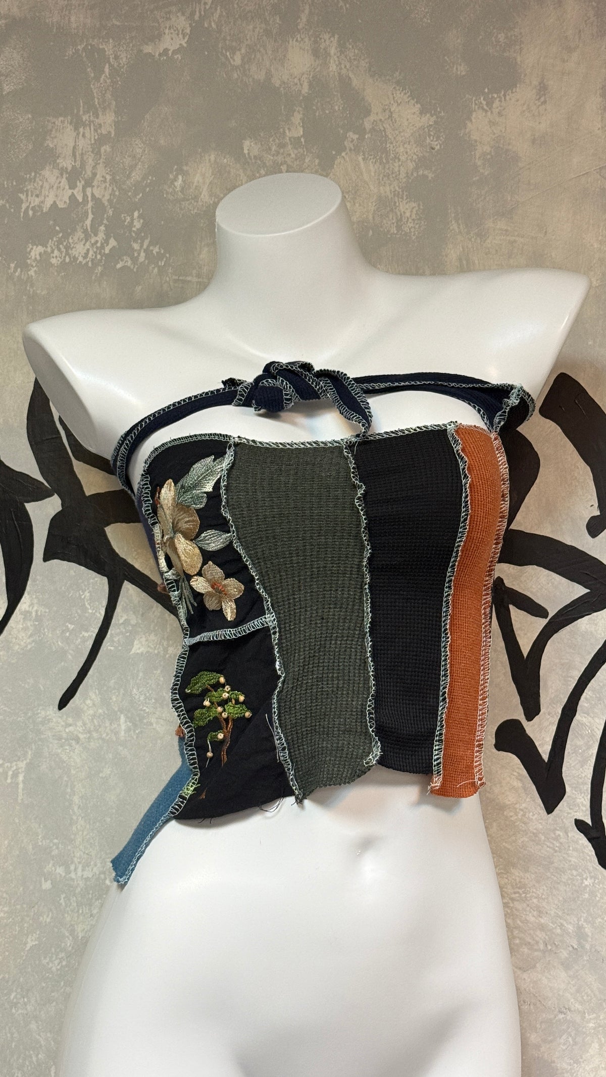 Patchwork Remake Girly Top