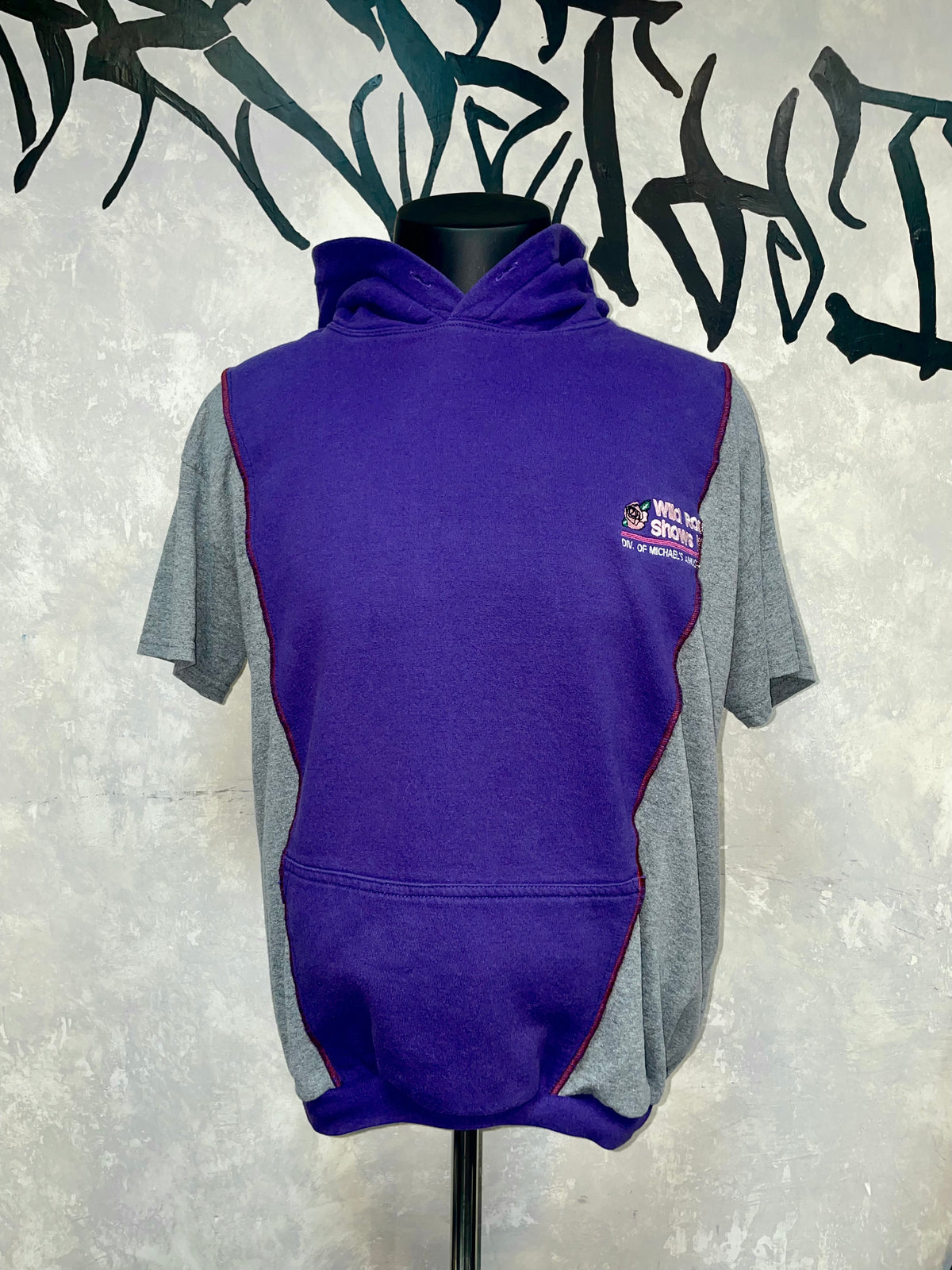 Patchwork Remake Hoodie Tee (L-XL)