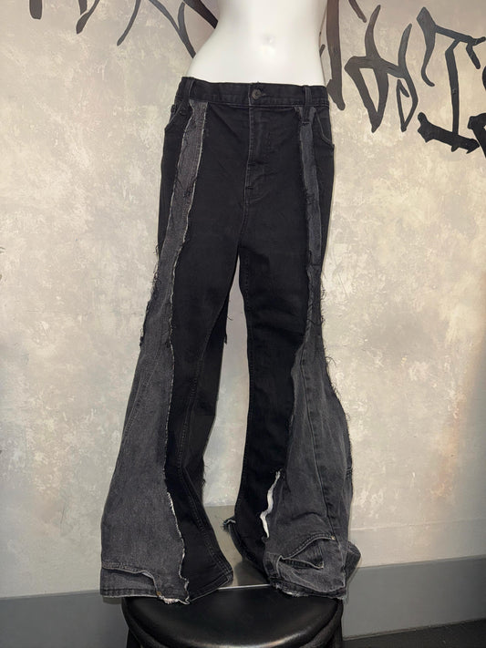 Remake Vintage Jeans（Triangle-Black）#REJTRIB004