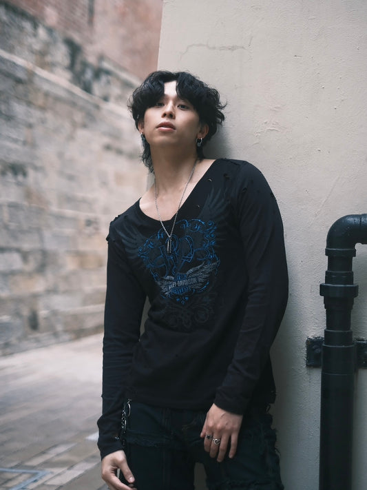 Harley Davidson Remake Unisex Long Sleeve Tee
