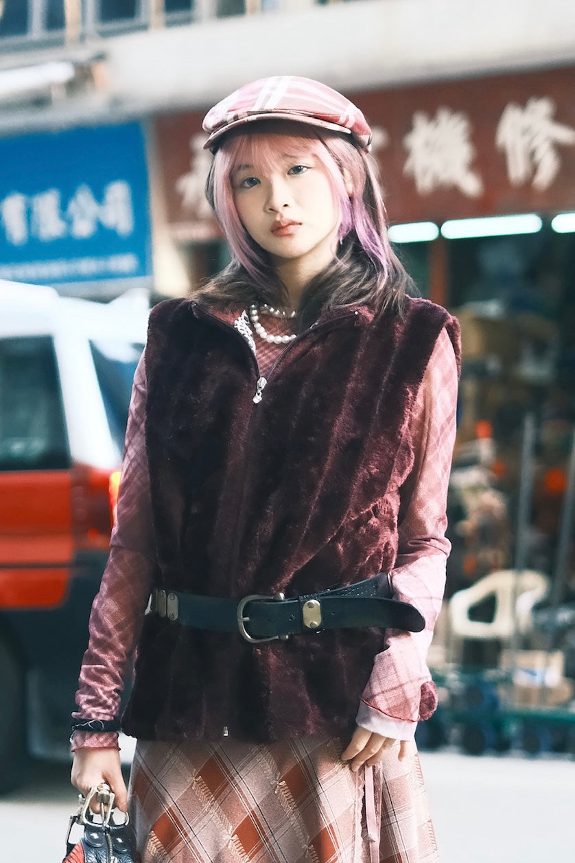 Faux Furry Vintage Vest