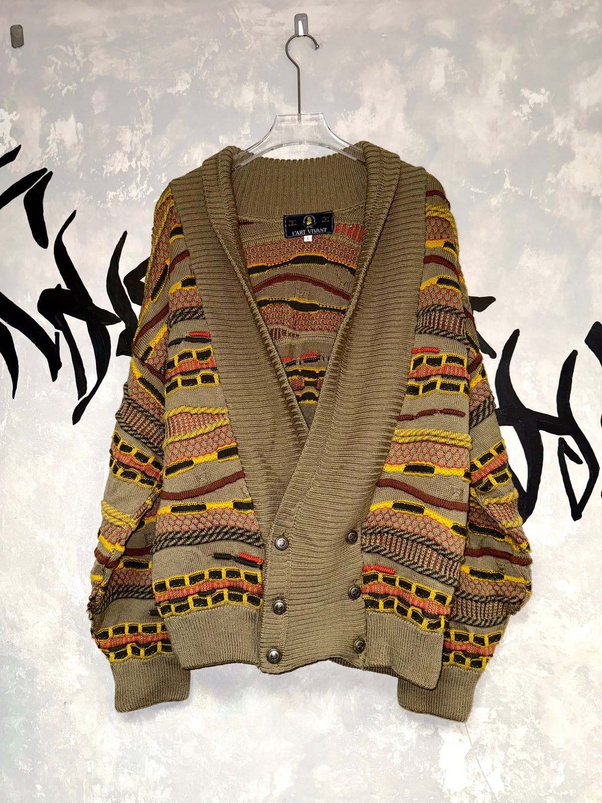 Coogi Style 3D Knitting Jacket
