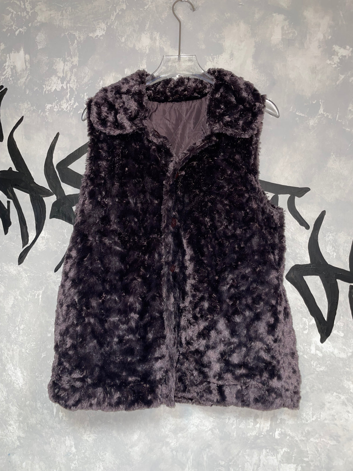 Faux Furry Vintage Vest