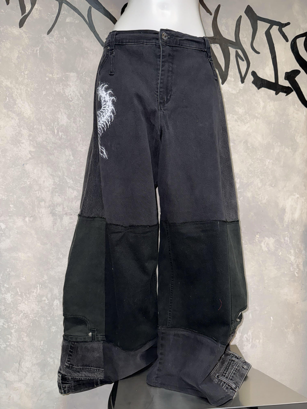 Remake Vintage Jeans(Stamped-Black)31”#REJST02