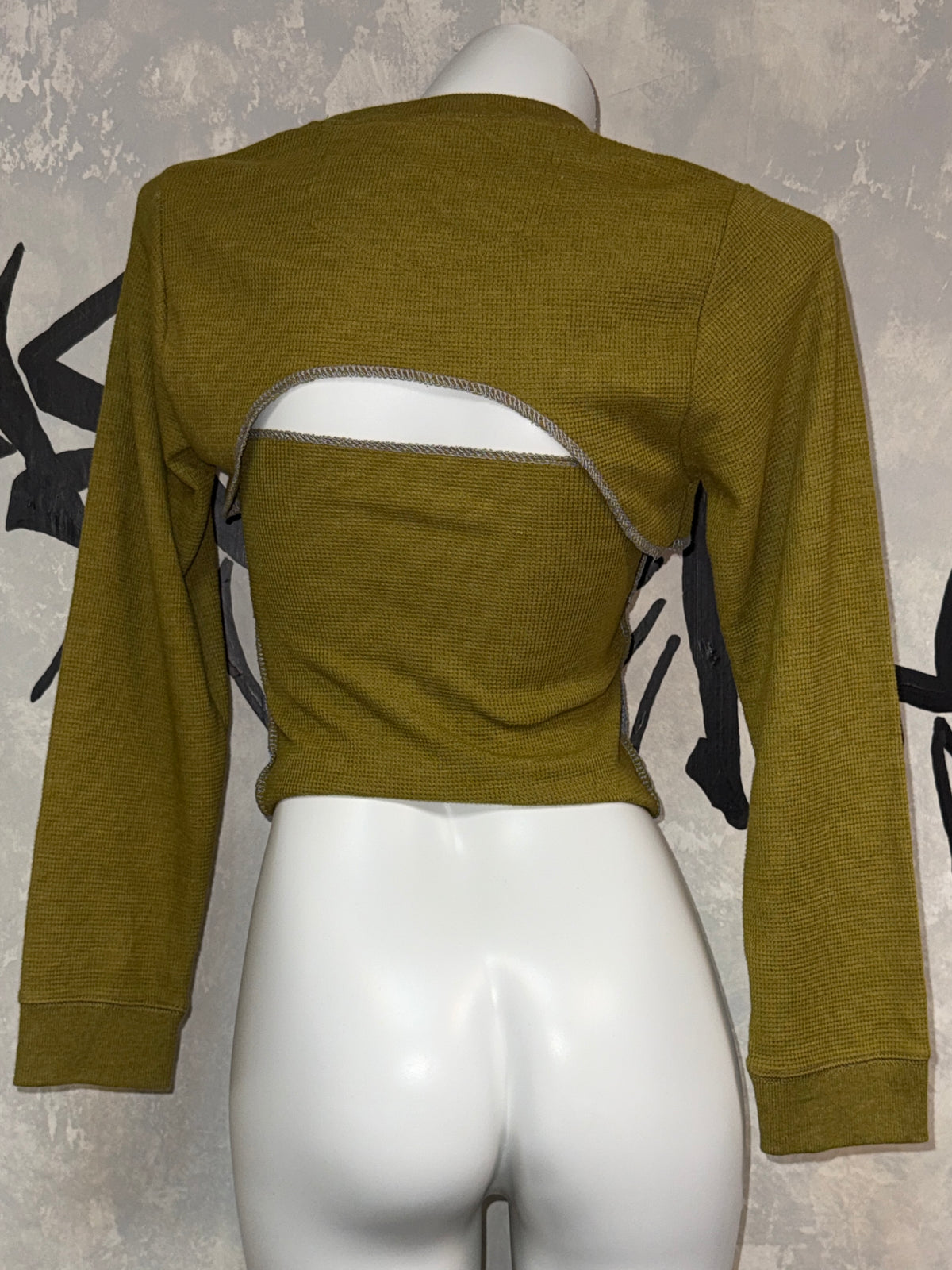 Patchwork Remake Girly Top(Two-Piece)