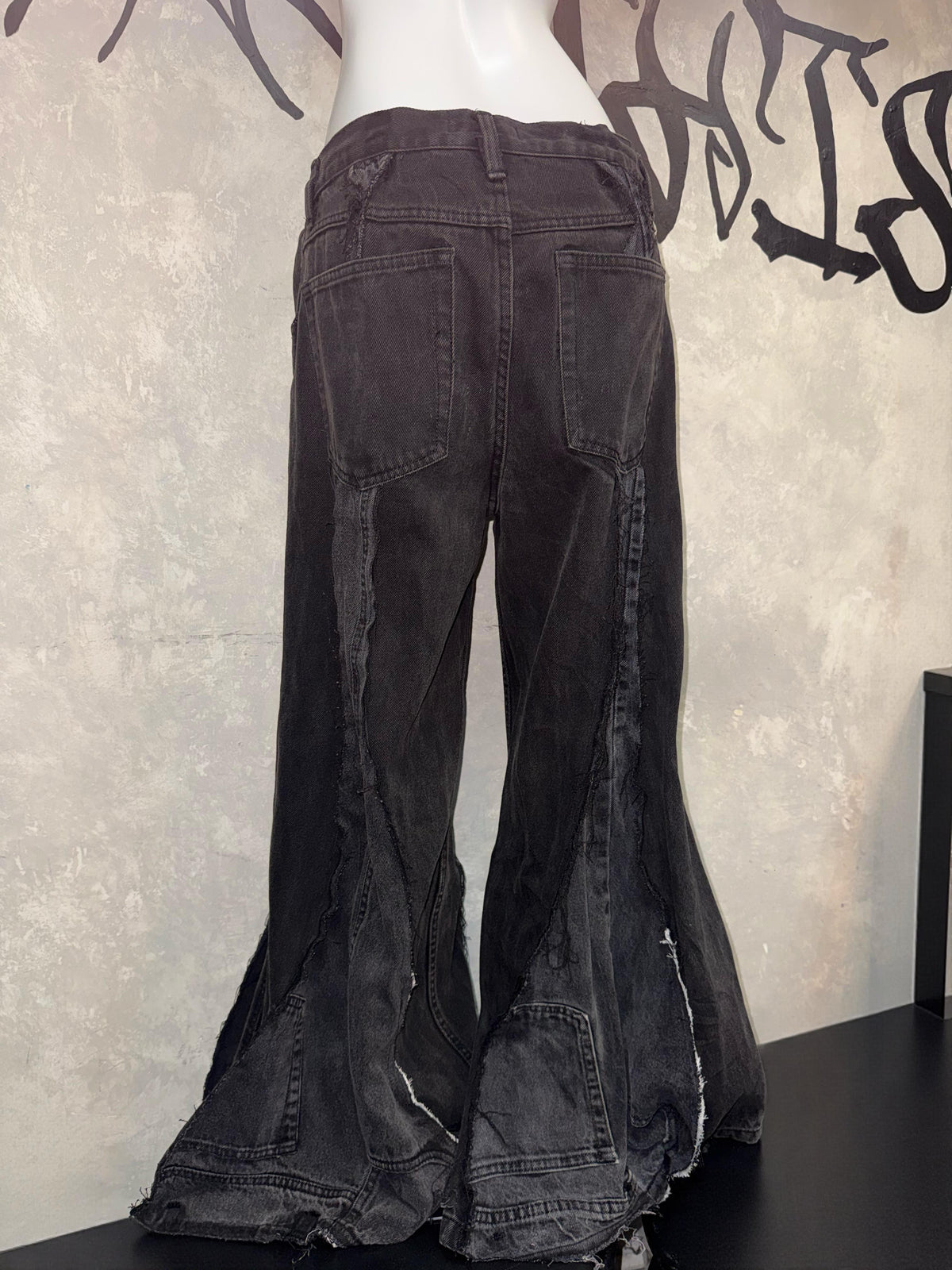 Remake Vintage Jeans（Triangle-Black） 32” #REJTRIB005