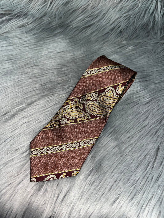 Vintage Floral Amoeba Tie