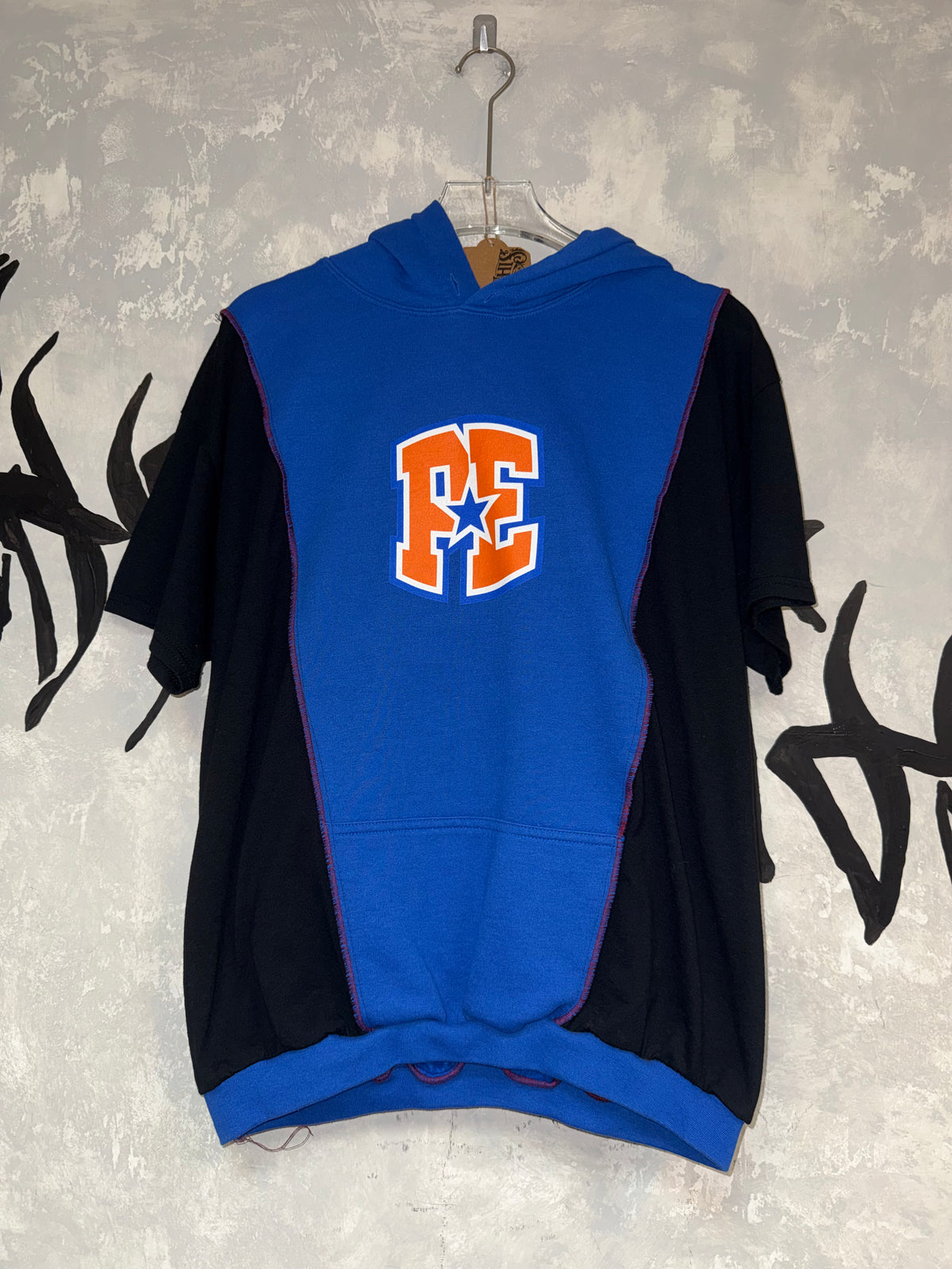 Patchwork Remake Hoodie Tee