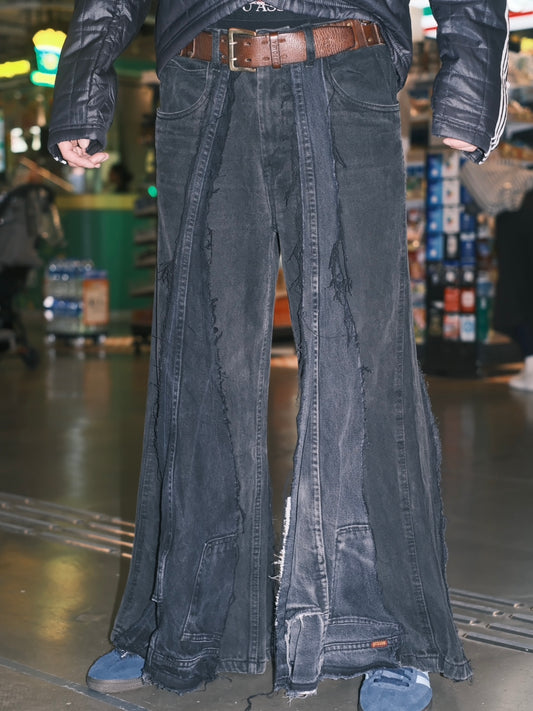 Remake Vintage Jeans（Triangle-Black） 32” #REJTRIB005