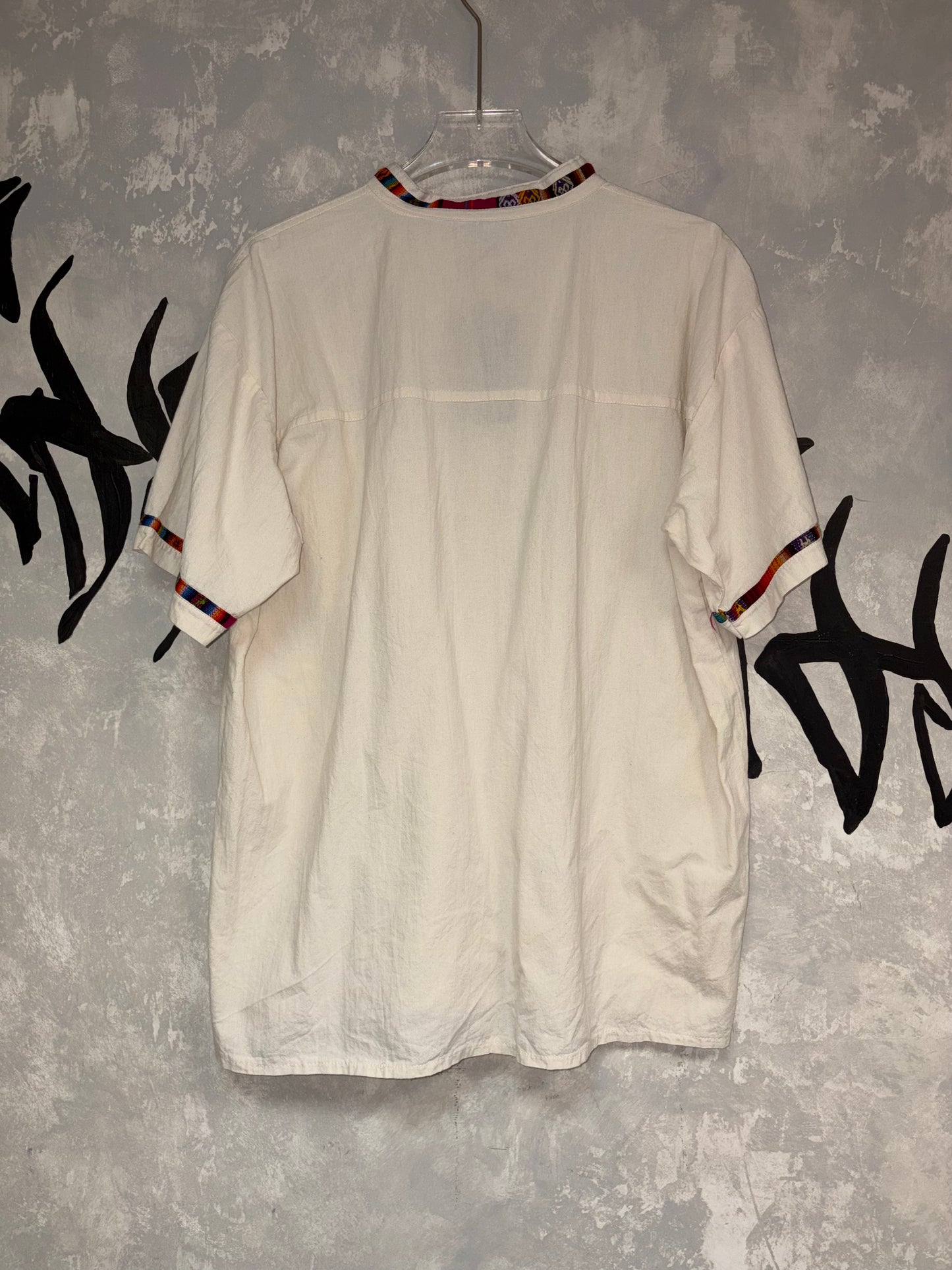 Vintage White Ethnic Shirt